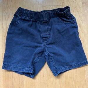 Blue cotton shorts